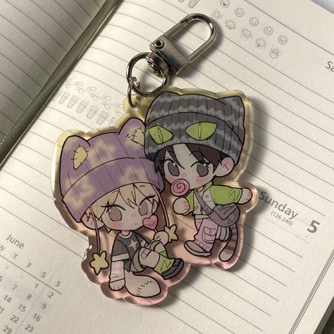 Character Keychain Ideas, 2000s Keychains, Chibi Keychain, Cute Merch, Artist Merch, Art Fair Booth, Character Keychain, Art Merch, Banner Design Inspiration