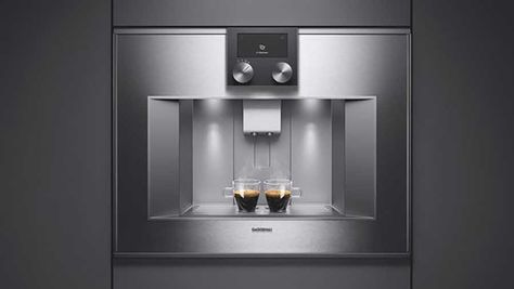 Best Built-In Coffee Machines For 2020 (Reviews / Ratings / Prices) Miele Coffee Machine, Built In Coffee Maker, Automatic Espresso Machine, Coffee Storage, Automatic Coffee Machine, Warming Drawer, Best Build, Espresso Machines, Coffee Milk