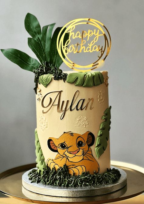 Simba Cake Ideas First Birthdays, Simba Birthday Cake, Simba Cake, Simba Birthday, Lion Birthday Cake, Simba Baby Shower, Lion King Birthday Party Ideas, Lion Birthday Party, 1st Birthday Boy Themes