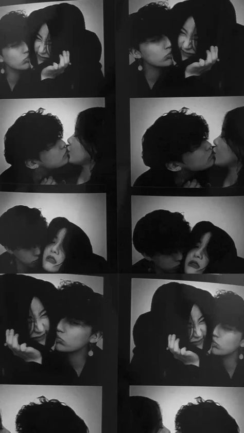 Dp For Couples Kissing, Fotbar Kiss Couple, Rp Couple Dp, Dp For Couples, Couple Dp Korean, Back Hug Couple, Ulzzang Couple Kiss, Korean Couple Kiss, Korean Kiss