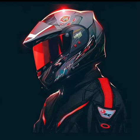 Biker Pfp Anime, Anime Motorcycle Guy, Biker Pfp, Motorcycle Pfp, Minimalistic Quotes, Motorcycle Art Painting, Infinite Painter, Anime Motorcycle, Helmet Drawing