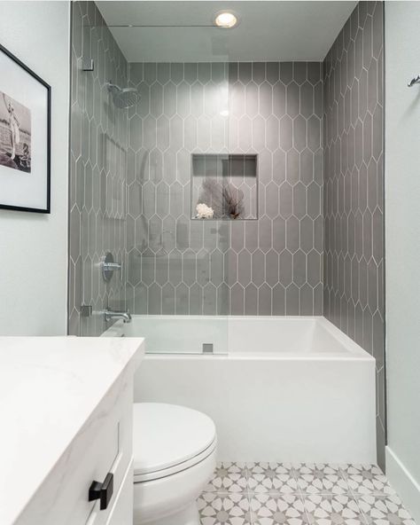 Bathrooms of Instagram on Instagram: “This grey bathroom tile is definitely a WINNER!!  By @battresconstruction” Grey Bathroom Tile, Shower Floor Tiles, Red Bathroom Decor, Grey Bathroom Tiles, Sunken Living Room, Shower Floor Tile, Beige Living Rooms, Bathroom Red, Grey Bathroom