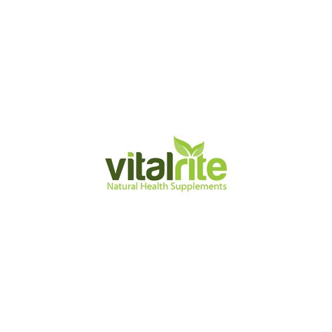 Vital Rite Natural Health Supplements Natural Products Logo, Organic Food Logo, Healthy Logo, Nutrition Logo, Health Is Wealth Quotes, Organic Logo Design, Wealth Quotes, Natural Health Supplements, Life Logo