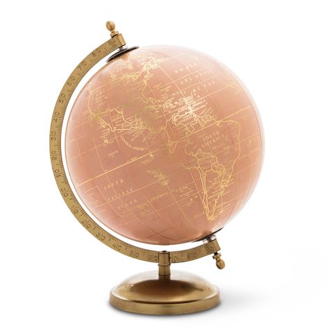 Globe on Stand Girls Boho Bedroom, Gold Globe, World Globes, Globe Decor, Map Wall Decor, World Globe, Old World Style, Map Wall, Everly Quinn