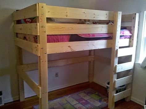 14 Free DIY Loft Bed Plans for Kids and Adults