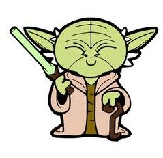 Yoda Happy Birthday, Star Wars Cartoon, Yoda Star Wars, Star Wars Stickers, Happy Birthday Png, Kawaii Clipart, Star Wars Quotes, Star Wars Jokes, Star Wars Drawings