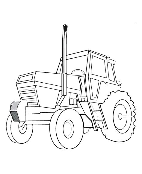 Tractor Coloring Pages To Print For Kids Tractor Drawing, Tractor Coloring Pages, Kids Printable Coloring Pages, Tractors For Kids, Train Coloring Pages, Valentines Day Coloring, Truck Coloring Pages, Fairy Coloring Pages, Fairy Coloring