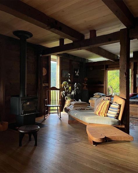 Interiors 2024, Commune Design, Country Style Interiors, 70s House, Cozy Life, The Redwoods, Green Hills, Cabin Living, Small Cabin