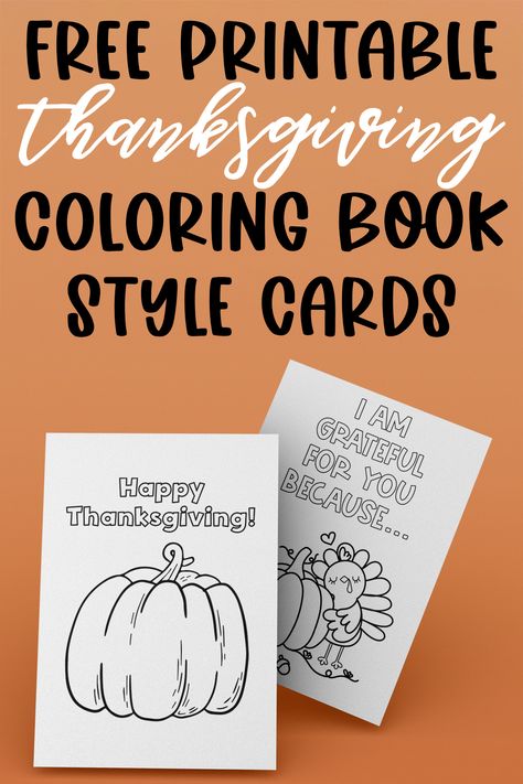 Thankful Cards For Teachers, Thanksgiving Cards For Kids Homemade, Free Thanksgiving Coloring Pages Kids, Thankful Cards Thanksgiving, Free Printable Thanksgiving Cards, Thanksgiving Kids Activities Printables, Thankful Cards Printable, Thanksgiving Cards Handmade Ideas, Thanksgiving Free Printables For Kids