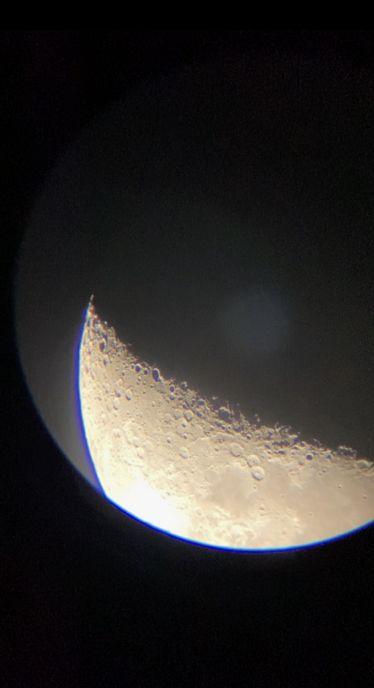 Moon Through Telescope, Telescope Aesthetic, Moon House, Lunar Beauty, Astronomy Constellations, Chestnut Hair, Chestnut Hair Color, The Moon Is Beautiful, Look At The Moon