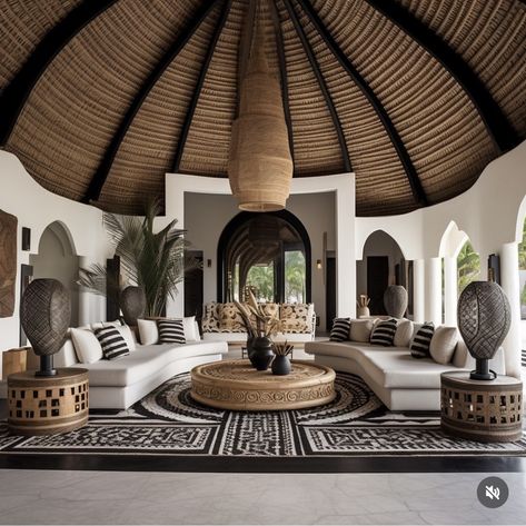 African Interior Design, African House, African Inspired Decor, Nails Home, African Interior, House Interior Design Styles, African Home Decor, Wallpaper Home Decor, Air Bnb