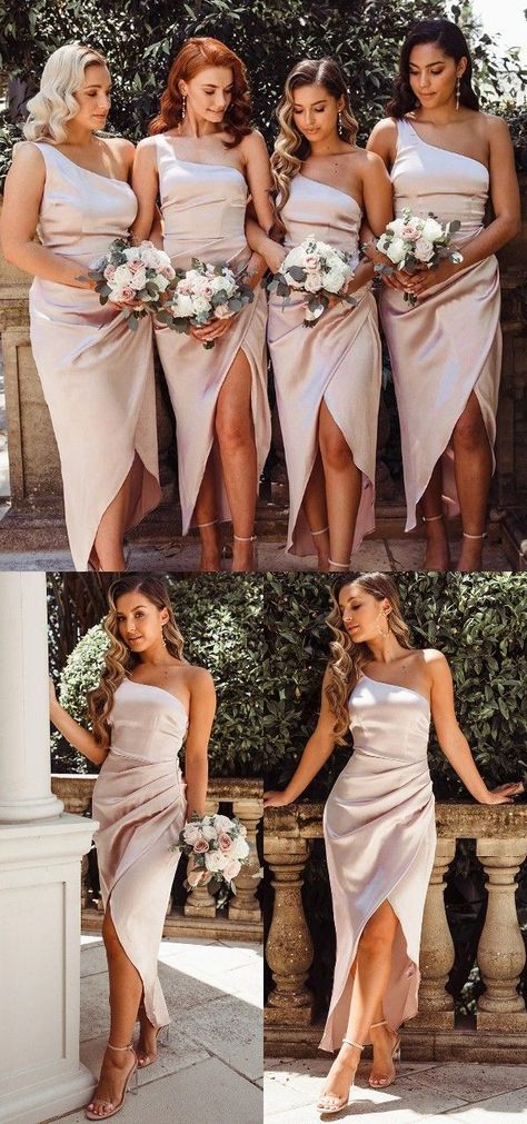 Asymmetric One Shoulder Evening Dress - Bridesmaid Dresses.Bridesmaid dress.beauty.Fashion.Sexy.wedding.femal.evening dress Bridesmaids Evening Dresses, Bridesmaid Hairstyles With Off Shoulder Dress, One Shoulder Bridesmaid Dress Long, Bridesmaid Hairstyles Off Shoulder Dress, Bridesmaid Dresses One Shoulder, Wedding Hair For One Shoulder Dress, Asymmetrical Dress Hairstyles, Hairstyles With One Shoulder Dress, One Shoulder Dress Hair