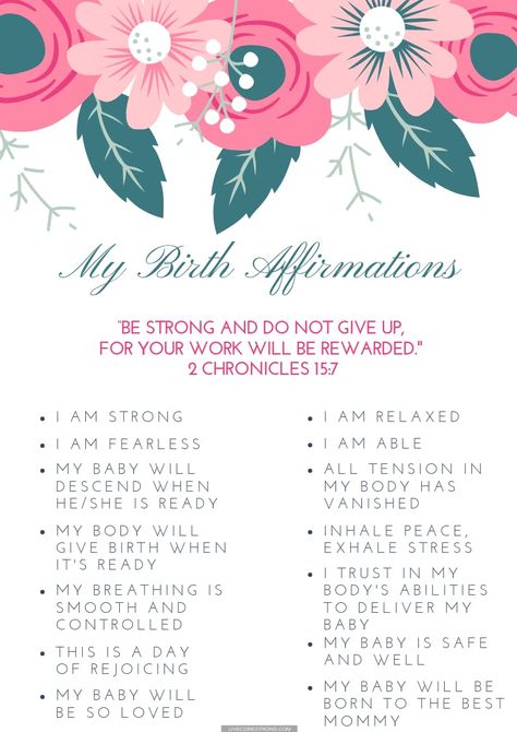 Mantras For Labor And Delivery, Labor And Delivery Affirmations, Birthing Mantras, Hypnobirthing Visualisations, Birth Affirmations Christian, Doula Content, Labor Plan, Labor Affirmations, Hypnobirthing Techniques