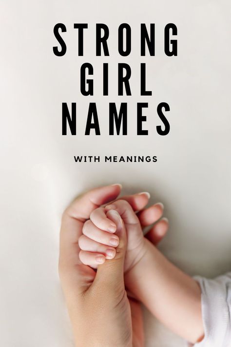 Looking for strong girl names that evoke a sense of power and determination and can set your daughter on a path towards confidence and success? Then you're going to love my list of 100+ beautiful strong names for girls! Strong Female Names And Meanings, A Baby Names Girl, Strong Names For Women, Strong Women Names, A Names Unique, Powerful Names For Women, A Names Girl, Strong Female Names, Feminine Girl Names