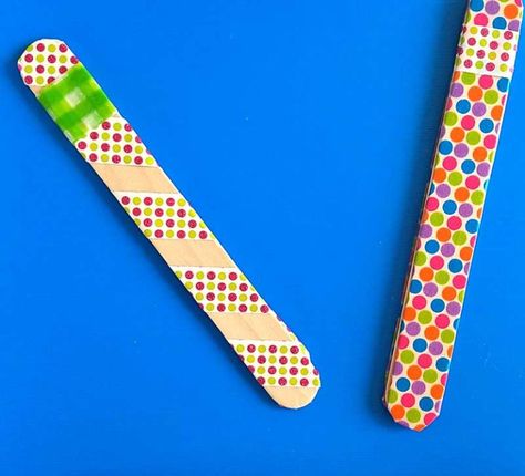 Popsicle Stick Crafts For Kids, Inexpensive Crafts, Bookmark Craft, Diy Bookmarks, Popsicle Stick Crafts, Popsicle Sticks, Craft Stick Crafts, Some Fun, Fun Diys