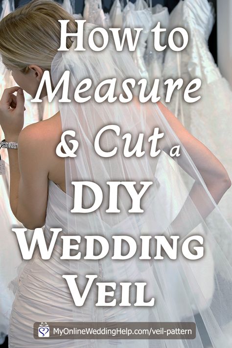 How to Make a Wedding Veil with Comb. 5 Steps! Shorter Wedding Veils, Veil Pattern Diy, Make Your Own Veil Bridal, How To Bussel A Wedding Dress Diy, Veil Pattern How To Make, Making A Wedding Veil, Veils Bridal Diy How To Make, How To Make Your Own Veil, How To Make A Veil Tulle