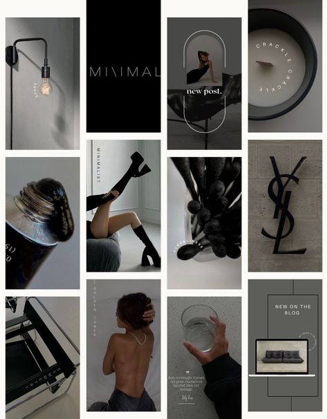 Find the best-selling black Instagram post templates on Etsy. These templates are perfect for creating dark mode posts that are stylish and #Moodboard_Poster #Dark_Aesthetic_Instagram #Collection_Moodboard #Instagram_Feed_Tips Moodboard Poster, Collection Moodboard, Instagram Photoshop, Instagram Feed Tips, Instagram Branding Design, Black Instagram, Instagram Theme Feed, Stories Design, Instagram Feed Inspiration