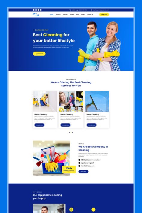 Hi everyone! Here is an exploration of the Cleaning Service Company Website Design. . Your feedback and appreciation are always welcome. 👉 View our profile: https://cutt.ly/o77FjG9 👉 Full view: https://cutt.ly/q77Fxg0 . Thanks for your likes and comments! . . #cleaning #CleaningService #cleaningagency #cleaningbusiness #housecleaning #cleaner #ui #ux #landingpage #websitedesign #pixetive #salahuddinuix #creativedesign #webdesign #agency #company #design Full Website Design, Laundry Website Design, Cleaning Service Website Design, Cleaning Company Website, Cleaning Website Design, Company Profile Website, Cleaning Service Website, Cleaning Agency, Company Website Design