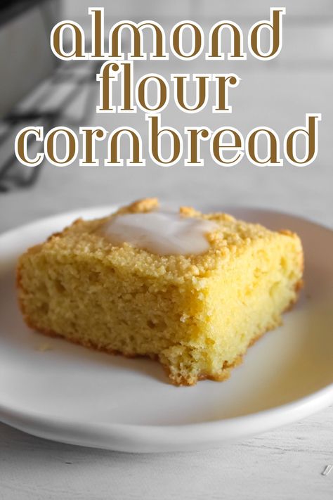 Gluten Free Almond Muffins, Whole30 Cornbread, Gf Df Cornbread Recipe, Almond Flour Cornbread Recipe, Homemade Gluten Free Cornbread, Oat Flour Cornbread, Almond Flour Corn Muffins, Gluten Free Breads And Muffins, Almond Flour Cornbread Muffins