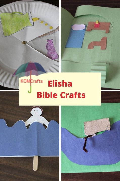 The easy Elisha Bible crafts include the jars filled with oil, a room for the prophet, a floating ax, and the healing of Naaman. Elisha Miracles Craft, Elisha And Naaman Craft, Elisha And The Widows Oil Activity, Elisha Craft, Naaman Craft, Elisha Bible, Christmas Church Crafts, Childrens Ministry Crafts, Fire Crafts