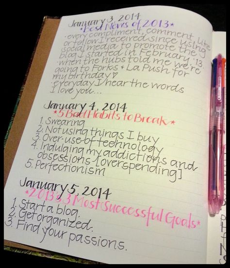 365/30 Lists: 2014 | Week 1 Writing Everyday, Beautiful Penmanship, Happy Aloha Friday, Note Taking Tips, Pretty Writing, Pretty Handwriting, Handwriting Analysis, Improve Your Handwriting, Improve Handwriting