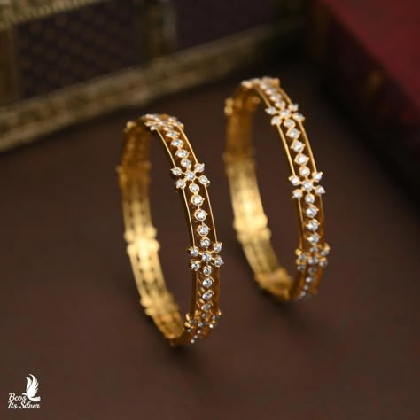 Stone Bangles Gold, Basement Car Parking, Hsr Layout, Pretty Gold Necklaces, Wedding Jewellery Designs, Gold Bangles Indian, Stone Bangles, Gold Bangles For Women, Diamond Bangles