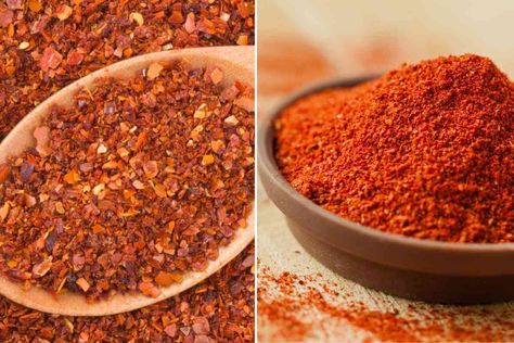 Today we will be comparing red pepper flakes vs cayenne — the two most notoriously spicy chilies that are always well-stocked in the grocery spice rack. Sausage Balls, Chili Paste, Vegetarian Chili, Spicy Chili, Crushed Red Pepper, Crushed Red Pepper Flakes, Cayenne Pepper, Red Chili, Crushed Tomatoes