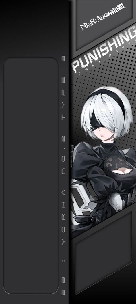 Explore Captivating 2B Phone Wallpapers - Stunning HD Backgrounds for Your Device Half Anime Wallpaper, Half Screen Wallpaper Anime, Yorha Android, 2b Wallpaper, Half Wallpaper, Arte Madi, 2b Nier Automata, Yorha 2b, Half Screen