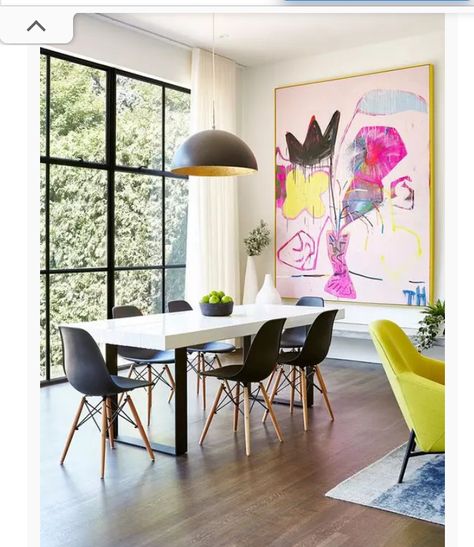 Modern Art Deco Interior Living Rooms, Modern Art Deco Interior, Art On The Wall, Scandinavian Dining Room, Chic Dining Room, Dining Room Design Modern, Living Room Light Fixtures, Dining Room Art, Dining Room Colors