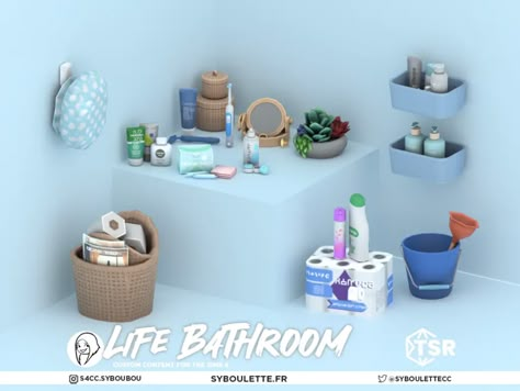 Life bathroom clutter cc sims 4 - Syboulette Custom Content for The Sims 4 Sims 4 Clutter Cc, Sims 4 Build Cc, Bathroom Clutter, San Myshuno, Build Buy Cc, Sims Furniture, Sims 4 Clutter, Furniture Cc, Bathroom Baskets