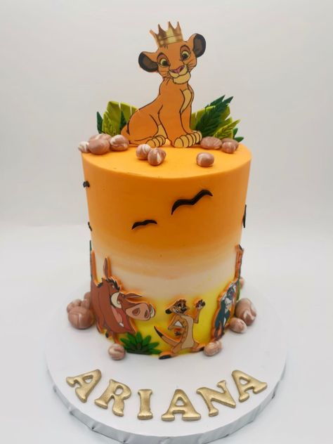 Lion King 1st Birthday Cake, Lionking Theme Birthday, Simba Theme Cake, Simba Cake Ideas First Birthdays, Lion King Birthday Cake Boys, Simba Lion King Cake, Lion King Cake Ideas, Simba Birthday Cake, Lion King Baby Shower Cake