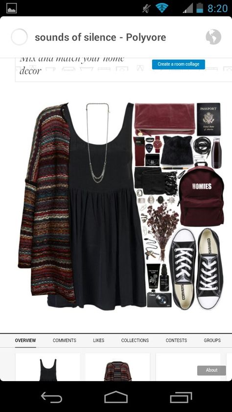 Polyvore Look Grunge, Hipster Outfits, Bohol, Mode Casual, Rock Punk, Boho Stil, Mode Vintage, Mode Inspiration, Grunge Fashion