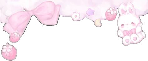 Soft Pink Discord Banner Gif, Cute Pink Discord Banners Gif, Pastel Pink Banner Gif, Light Pink Banner Gif, Bunny Header, Pink Banner Gif, Baby Pink Banner, Bunny Banner, Kawaii Banner