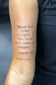 Every Saint Has A Past, Isaiah 60 22, Tattoos Quotes, Future Tattoos, Tattoo Quotes, Tattoos, Quotes, Quick Saves