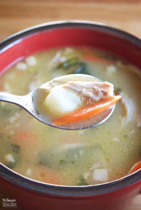 Best Soup Recipes Ever, Ginger Chicken Soup, Miso Soup Recipe, Miso Chicken, The Best Soup, Ginger Miso, Best Soup, Carne Guisada, Moonshine Recipes