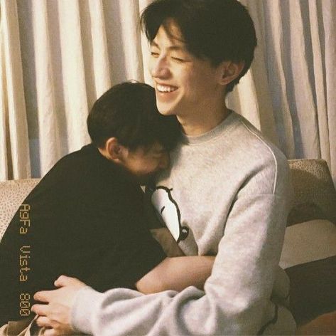 Gay Cuddling Aesthetic, Asian Gay Couple, Bxb Couple, Foto Best Friend, Gay Aesthetic, Ulzzang Couple, Korean Couple, This Is Love