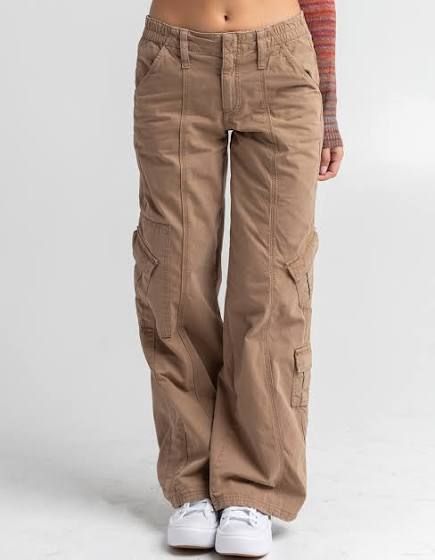 Bdg Urban Outfitters Y2k Low Rise Cargo Pants - Brown - Medium | Google Shopping Best Cargo Pants, Urban Outfitters Y2k, Low Rise Cargo Pants, Y2k Cargo Pants, Brown Cargo Pants, Utility Design, Thrift Inspo, Khaki Cargo Pants, Pants Y2k