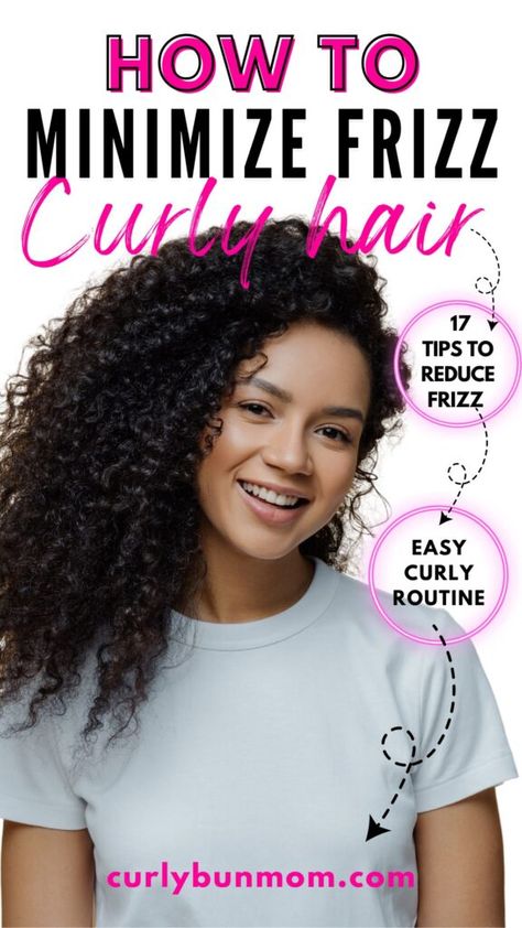 Tame Frizzy Curly Hair, Type 3a Hair, Smooth Curly Hair, Curly Routine, Frizzy Hair Solution, Frizzy Hair Remedies, Curly Hair Frizz, Frizzy Hair Tips, Frizzy Curls