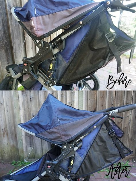 DIY Fabric Paint for BOB Jogging Stroller-Sun Faded Stroller DIY-Upholstery Paint-Weekend DIY 4 Diy Fabric Paint, Diy Stroller, Stroller Strides, Bob Stroller, Orbit Baby, Umbrella Stroller, Fabric Spray, Jogging Stroller, Painting Plastic