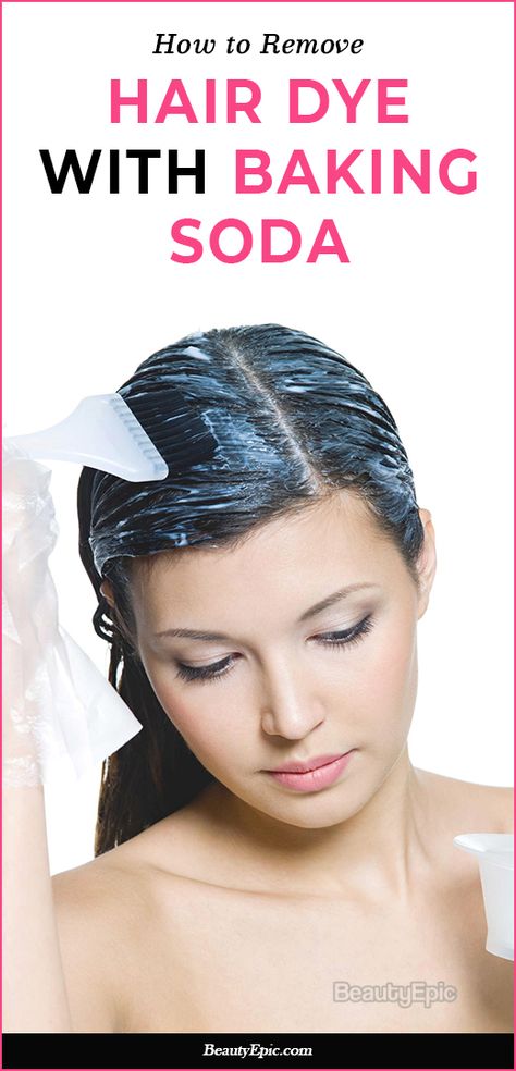 Removing Black Hair Dye, Remove Permanent Hair Dye, Remove Hair Dye, Color Stripping Hair, Dark Hair Dye, Diy Hair Dye, Hair Dye Removal, Baking Soda For Hair, Earth Beauty