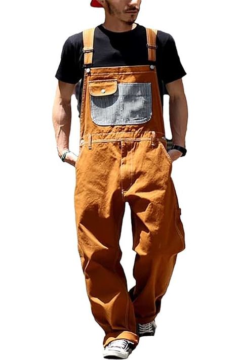 Amazon.co.uk : Men's Dungarees Dungarees Outfit, Men's Dungarees, Fit Inspo, Dungarees, Fitness Inspo, Formal Wear, Fashion Store, Men's Clothing, Cool Outfits