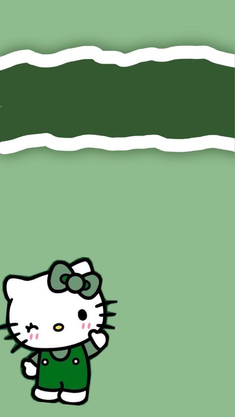 HELLO KITTY Hello Kitty, Kitty, Green, Blue