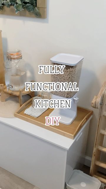 A Z I Z A | Honest Motherhood on Instagram: "✨This is your sign to DIY your toddler’s play kitchen into a functional kitchen ✨ . . . . . . . . . #kids#toddlers#twins#twintoddlers#montessoriathome#minifridge#Montessori#accessiblefood#foodfortoddlers#meals#breakfast#twinbrothers#reels#fyp#foryou#viral#lunch#toddlermeals#twinparents#twinmom#twindad#howto#lifestyle#tips#hacks#blw#formula#solids#functionalkitchen#playkitchen" Montessori Kitchen Diy, Montessori Kitchen Toddler, Montessori Play Kitchen, Diy Kids Kitchen, Meals Breakfast, Toddler Kitchen, Twin Toddlers, Kids Playroom Decor, Baby Learning Activities