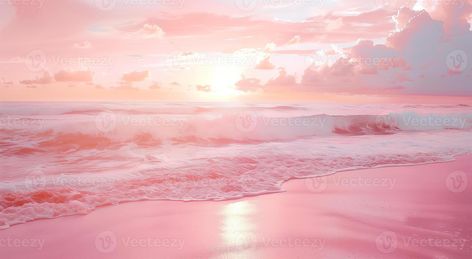 AI generated Pink beach pink sky pink sea Pink Background Aesthetic Landscape, Pink Aesthetic Background Landscape, Pink Aesthetic Wallpaper Landscape, Pink Landscape Aesthetic, Pink Aesthetic Horizontal, Pink Landscape Wallpaper, Pink Asthetics Wallpaper, Sea Horizontal, Pink Landscape