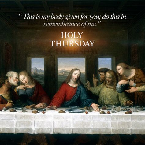 Maundy Thursday Quotes, Maundy Thursday Images, Thursday Prayer, Thursday Pictures, Happy Easter Pictures, Thursday Images, Monday Pictures, Holy Thursday, Maundy Thursday