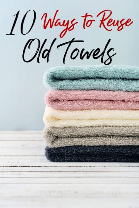 Recycled Towels, Fels Naptha, Diy Towels, Upcycled Projects, Old Towels, Towel Crafts, Work Diy, Frugal Living Tips, Frugal Tips