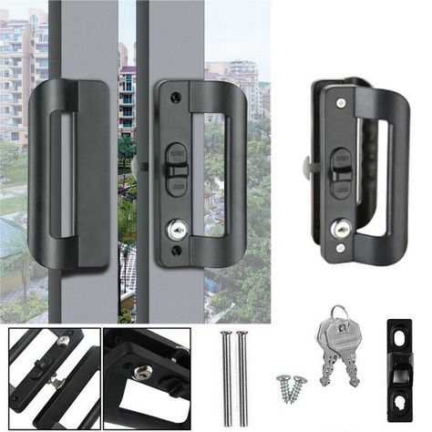 Sliding door lock ideas