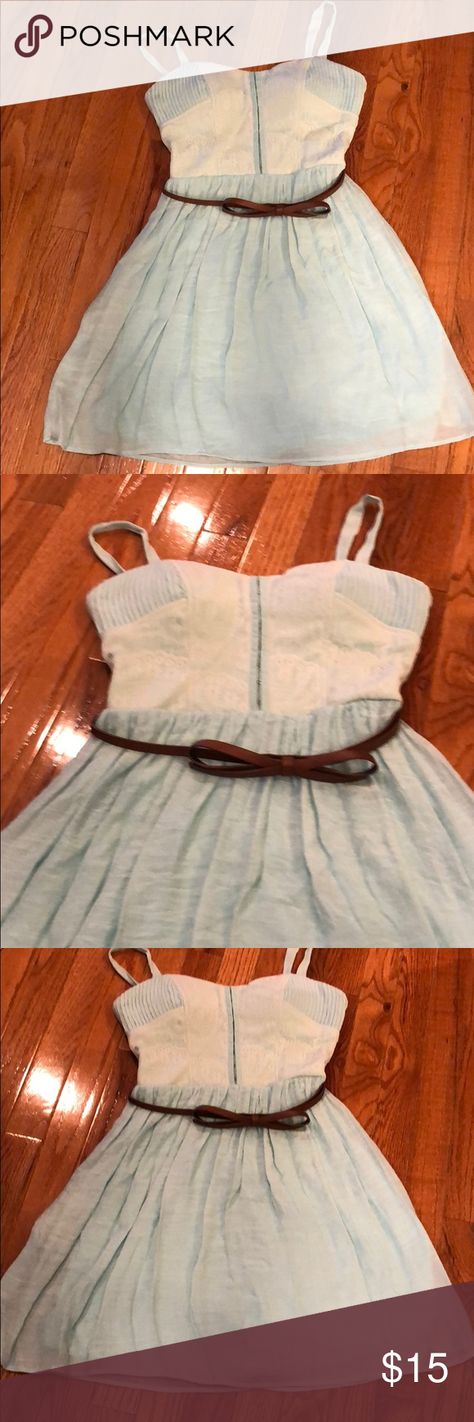 Mint green Juniors dress. Crossett front. Mint green Juniors sleeveless dress. Cream Crossett front. Back zipper. City Triangles Dresses City Triangles Dress, Dress Cream, Junior Dresses, Triangles, Mint Green, Strapless Top, Sleeveless Dress, Mint, Summer Dresses