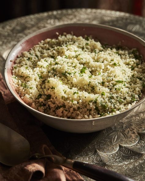 Herbed Couscous - What's Gaby Cooking Moroccan Dinner Party, Herbed Couscous, Christmas Recipes Dinner Main Courses, Moroccan Dinner, Asian Vegetarian Recipes, Gluten Free Puff Pastry, Whats Gaby Cooking, Breakfast Recipes Sweet, Christmas Recipes Appetizers