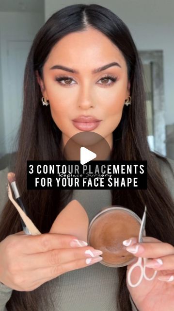 Christen Dominique, Contour Tutorial, Bronzer Makeup, Cream Bronzer, Eyebrow Hacks, Makeup Hacks Tutorials, Fashion And Beauty Tips, Microblading Eyebrows, Beauty Remedies